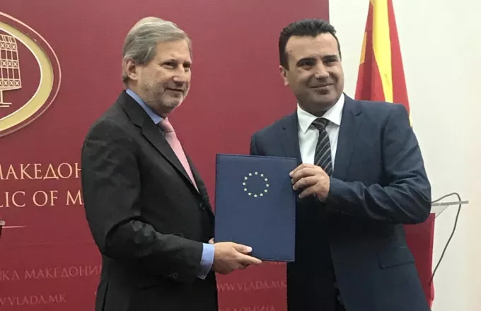 Χαν: Εφικτή μια συμφωνία για την ονομασία της ΠΓΔΜ