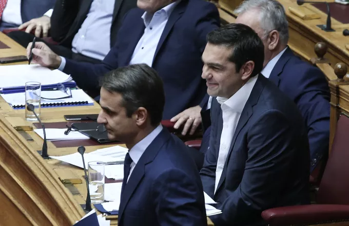 Προβάδισμα 13 μονάδων για ΝΔ έναντι ΣΥΡΙΖΑ δείχνει νέα δημοσκόπηση
