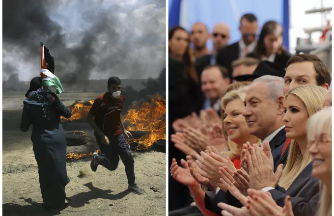 Στους 55 οι νεκροί Παλαιστίνιοι από ισραηλινά πυρά. «Φταίει η Χαμάς»