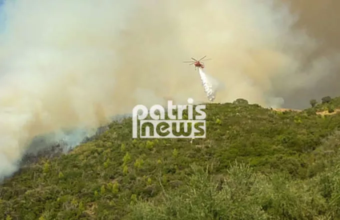 Καλύτερη η εικόνα της πυρκαγιάς στην Ηλεία - Νέα φωτιά στη Ζάκυνθο