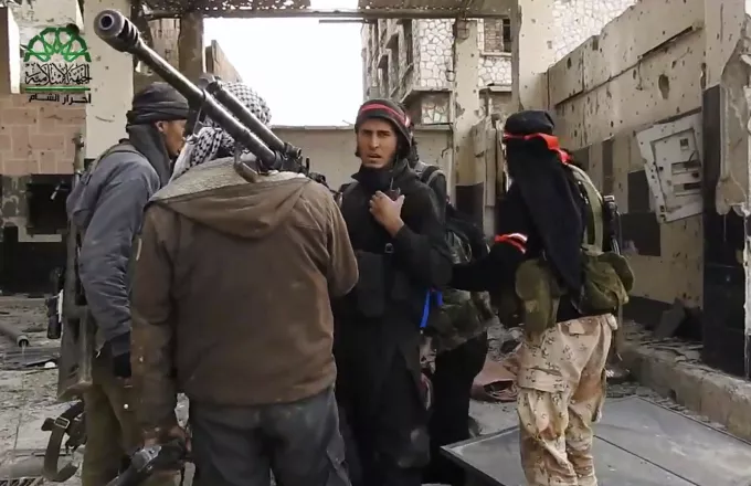 Ahrar al-Sham, Syrian militant group, via AP