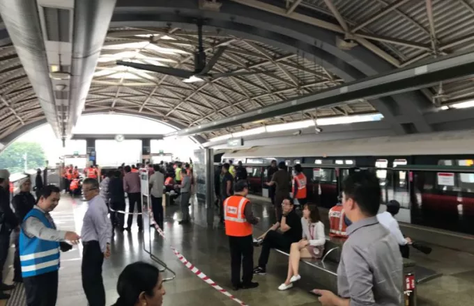 Σύγκρουση τρένων με τραυματίες στη Σιγκαπούρη