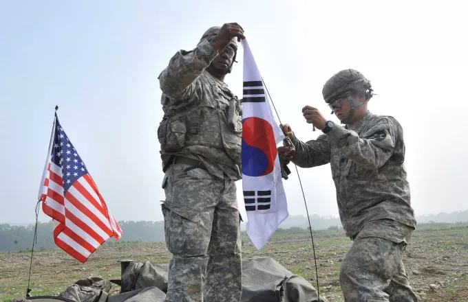 Νότια Κορέα-ΗΠΑ συμφώνησαν να αναβληθούν τα κοινά στρατιωτικά γυμνάσια