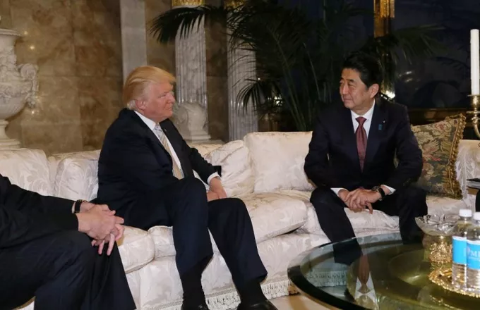 Ιαπωνία: Συνάντηση Άμπε - Τραμπ 18 Απριλίου στη Φλόριντα