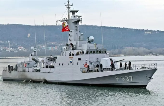 Τουρκικά πλοία παρενόχλησαν κυπριακή τράτα 