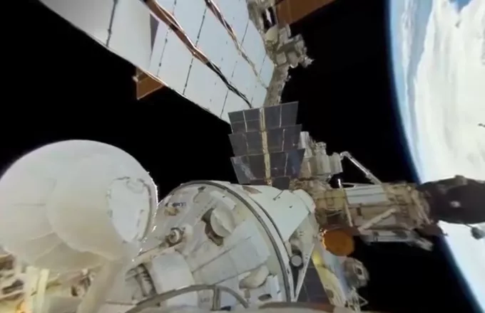 Η δύση του Ηλίου σε βίντεο 360 ζωντανά από τον Διεθνή Διαστημικό Σταθμό