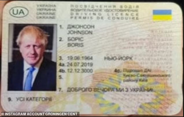 Fake drive licence