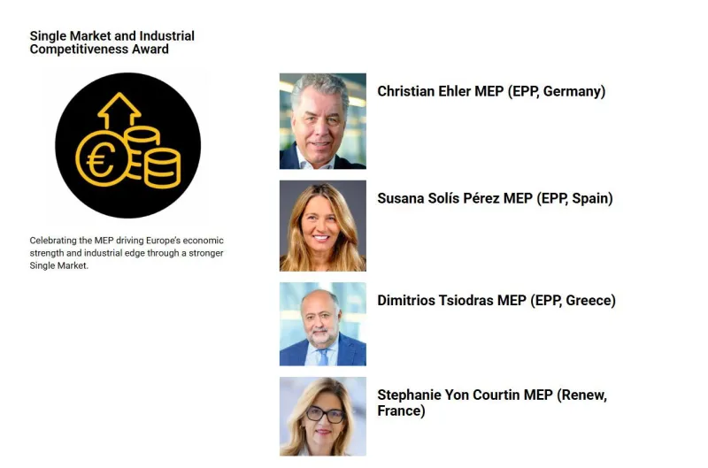 Βράβευση Ευρωβουλευτών 