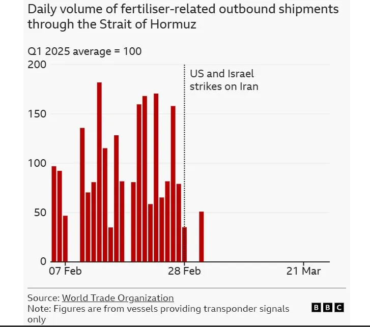 Εμπόριο, Στενό του Ορμούζ