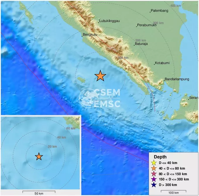 σεισμός στην Ινδονησία