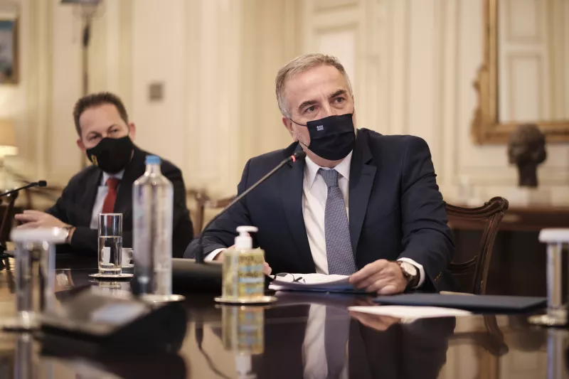 Ο Γραμματές της ΚΟ της ΝΔ Σταύρος Καλαφάτης