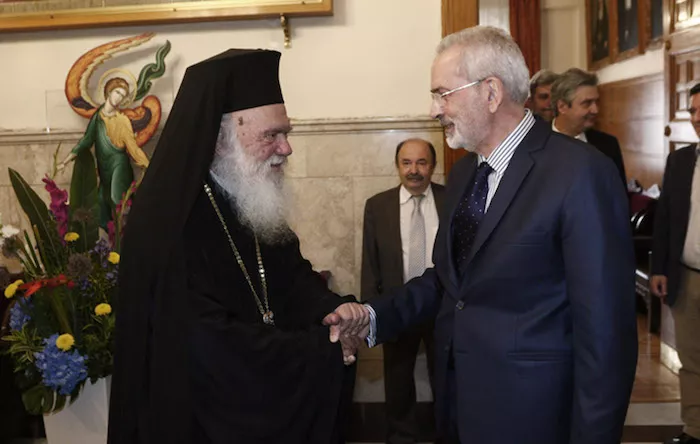 Συνάντηση Σαρμά - Ιερώνυμου 