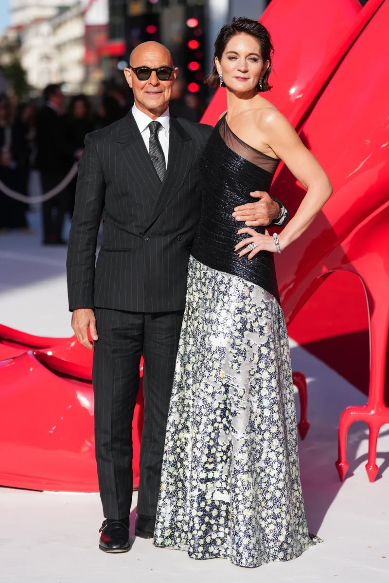 Ο Στάνλεϊ Τούτσι με τη σύζυγό του