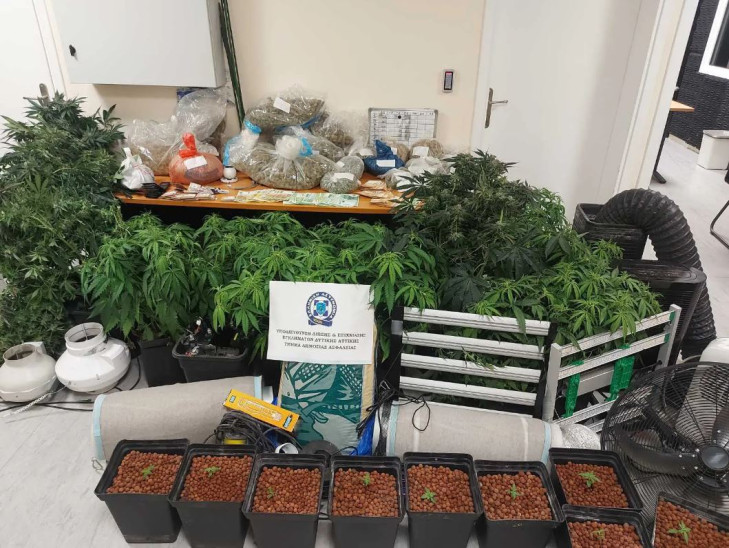 Πλήρως εξοπλισμένο εργαστήριο καλλιέργειας κάνναβης εντοπίστηκε σε σπίτι 