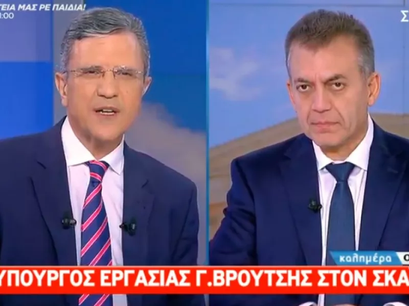 Βρούτσης στον ΣΚΑΪ: Τριπλή αύξηση συντάξεων - κυριών, επικουρικών και από μειώσεις φόρων