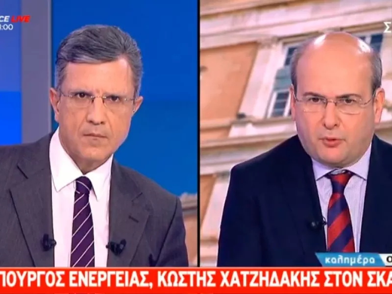 Χατζηδάκης στον ΣΚΑΪ: Το πρόγραμμα εξορύξεων θα προχωρήσει κανονικά