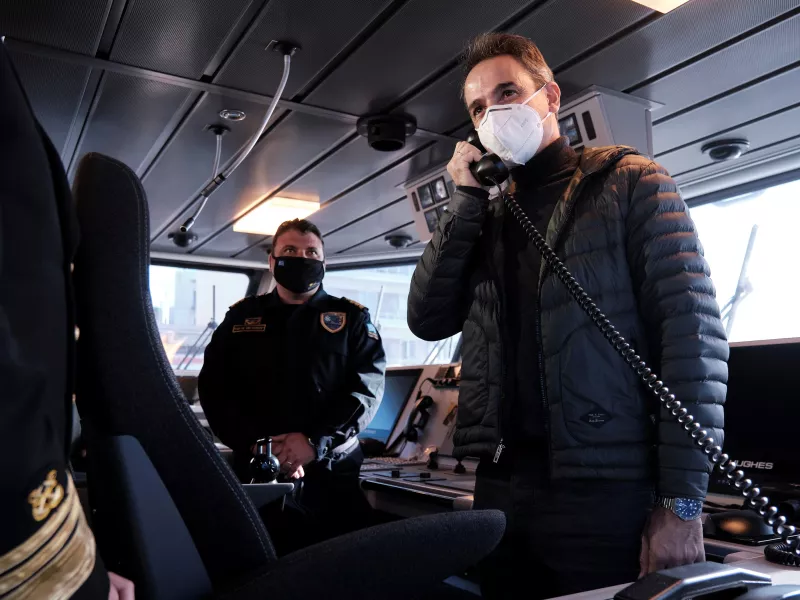 Μητσοτάκης: Σύντομα Σύστημα Ολοκληρωμένης Θαλάσσιας Επιτήρησης - Σημαντική μείωση προσφυγικών ροών το 2020