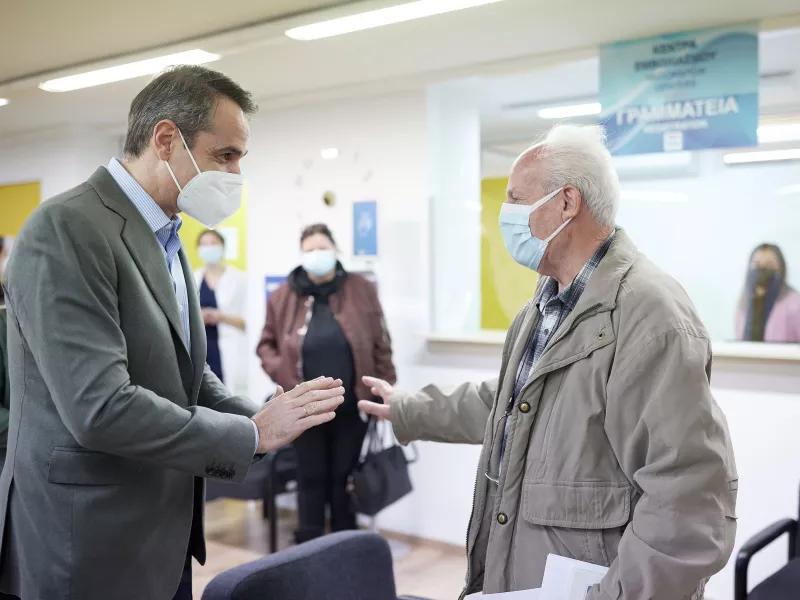 Μητσοτάκης: Έως τις αρχές Μαΐου θα έχουν εμβολιαστεί όλοι οι πολίτες άνω των 60 ετών