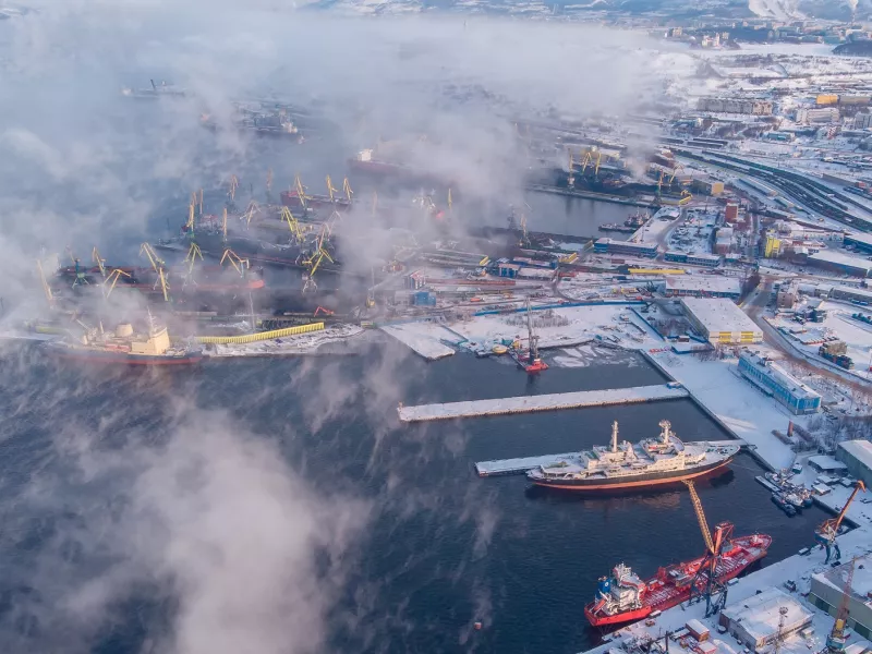 Αρκτική λιμάνι πλοία