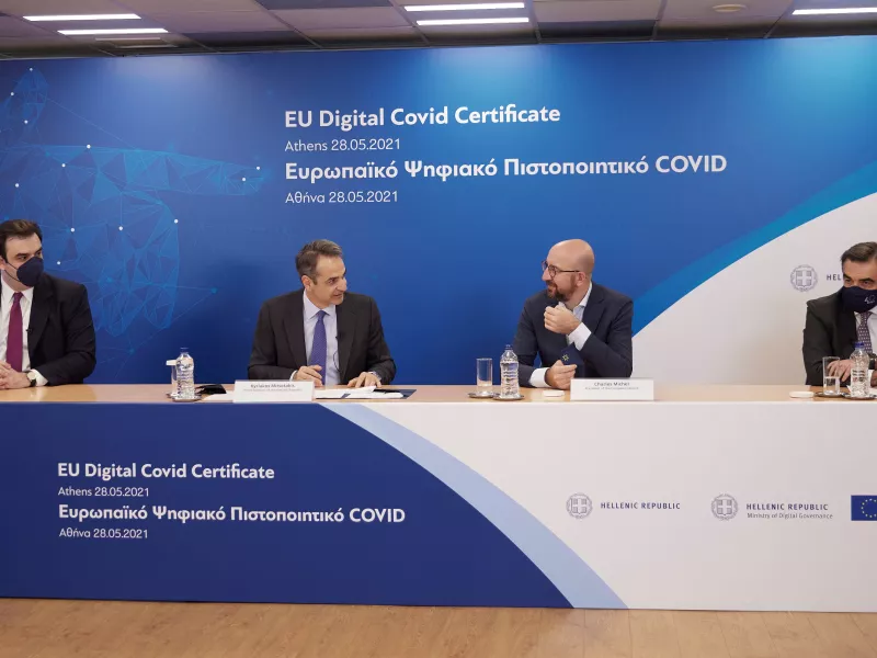 Mητσοτάκης για ψηφιακό πιστοποιητικό COVID: Ταχεία λωρίδα κυκλοφορίας για ταξιδιώτες (video)