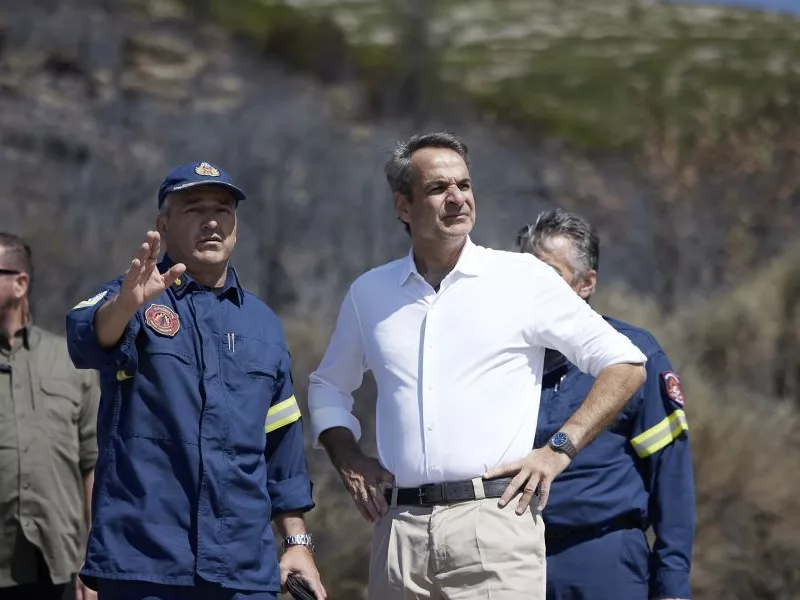 Δηλώσεις Μητσοτάκη από τις πυρόπληκτες περιοχές στην Πεντέλη