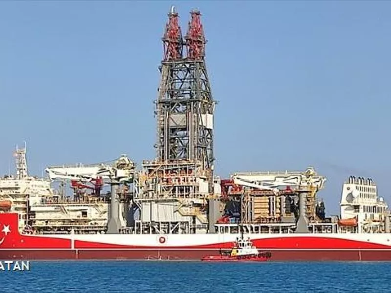 Ντονμέζ: Το τουρκικό γεωτρύπανο Αμπντουλχαμίντ Χαν ξεκίνησε την πρώτη του γεώτρηση