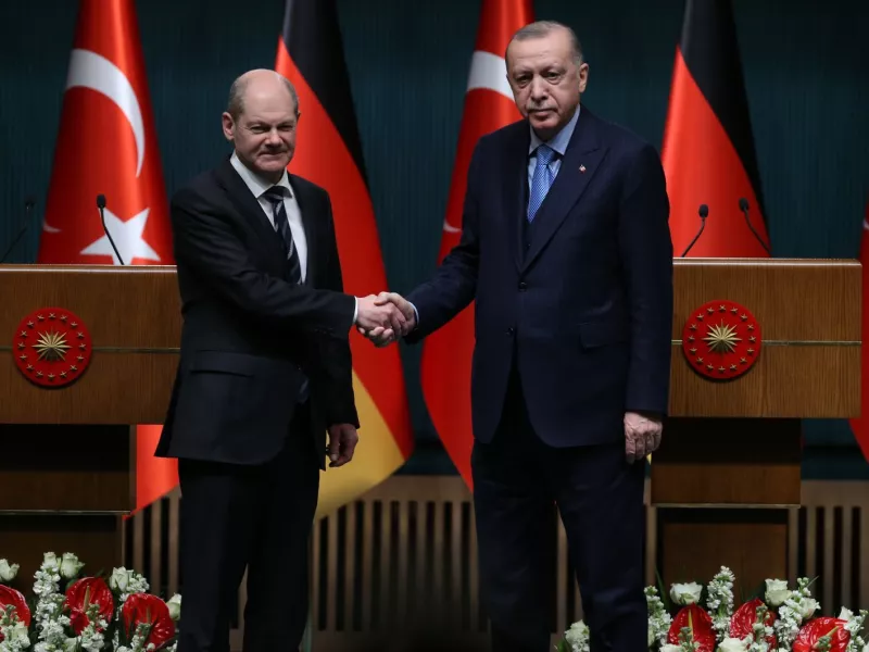 Σολτς - Ερντογάν