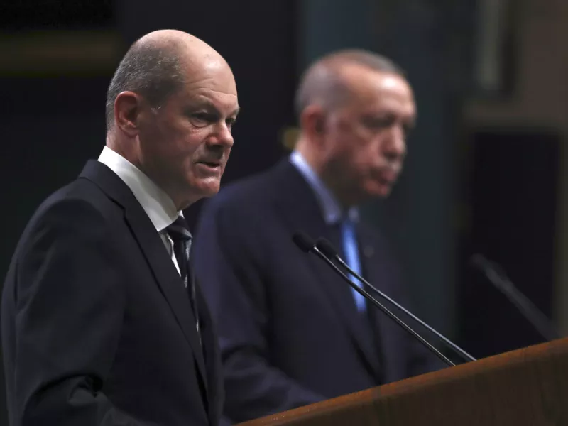 Όλαφ Σολτς - Ρετζέπ Ταγίπ Ερντογάν