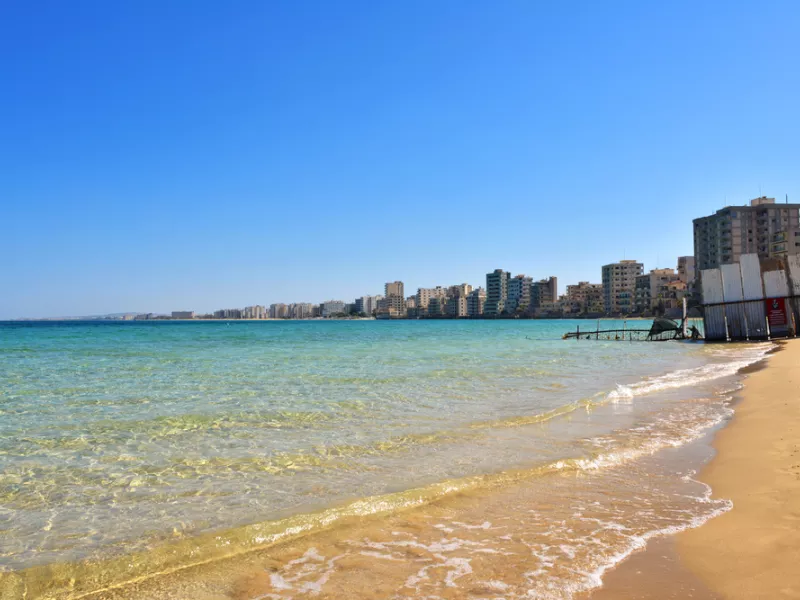 deserted town Varosha in Famagusta
