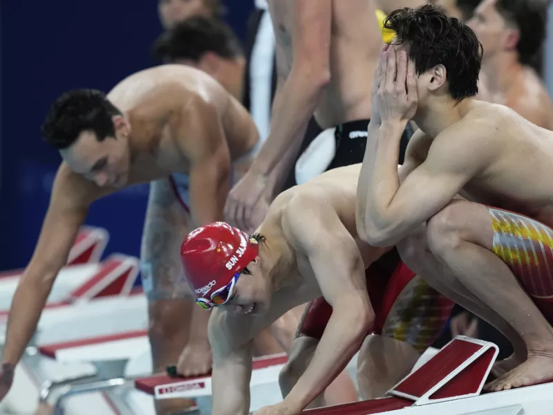 men's 4x100-meter Olympics China's team