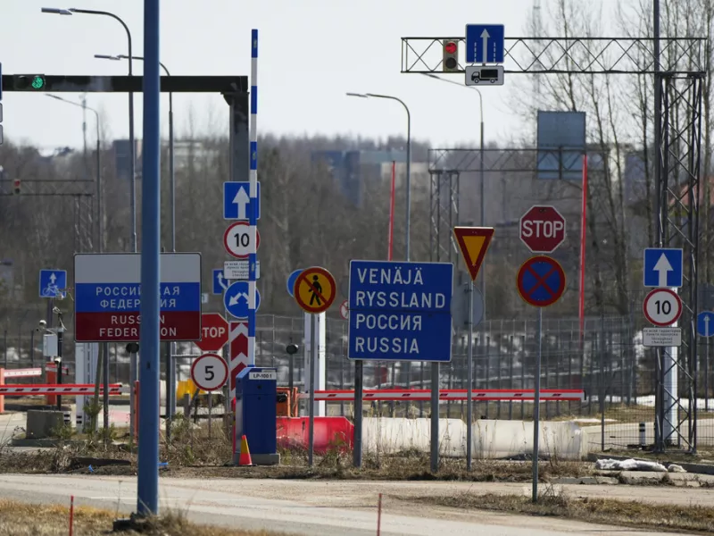 Finland Russia Border Fence