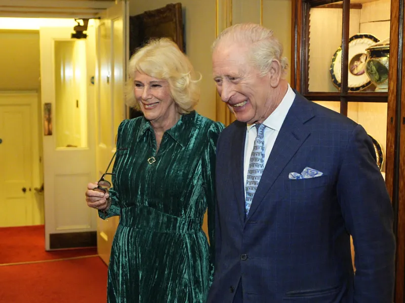 Britain's Queen Camilla and King Charles III