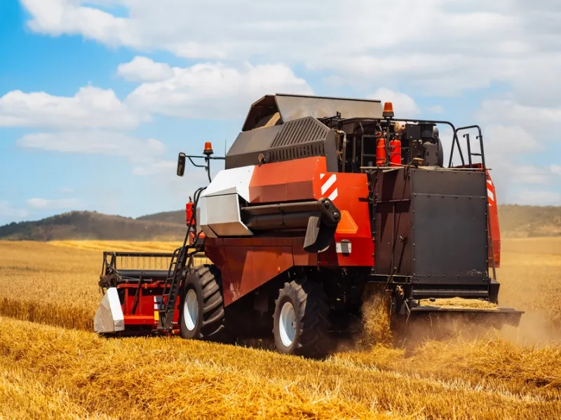 harvesting machine 