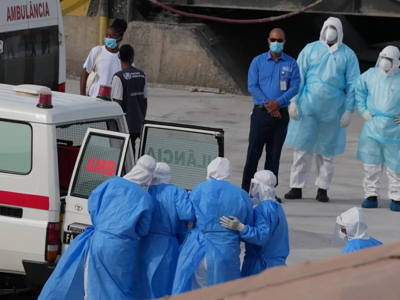 evacuation - patients from the MV Hondius cruise ship