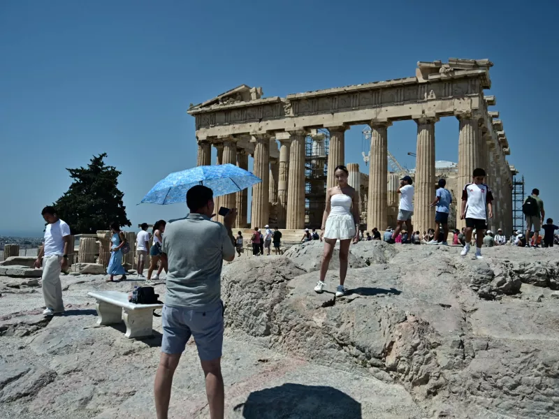 τουρίστες Αθήνα