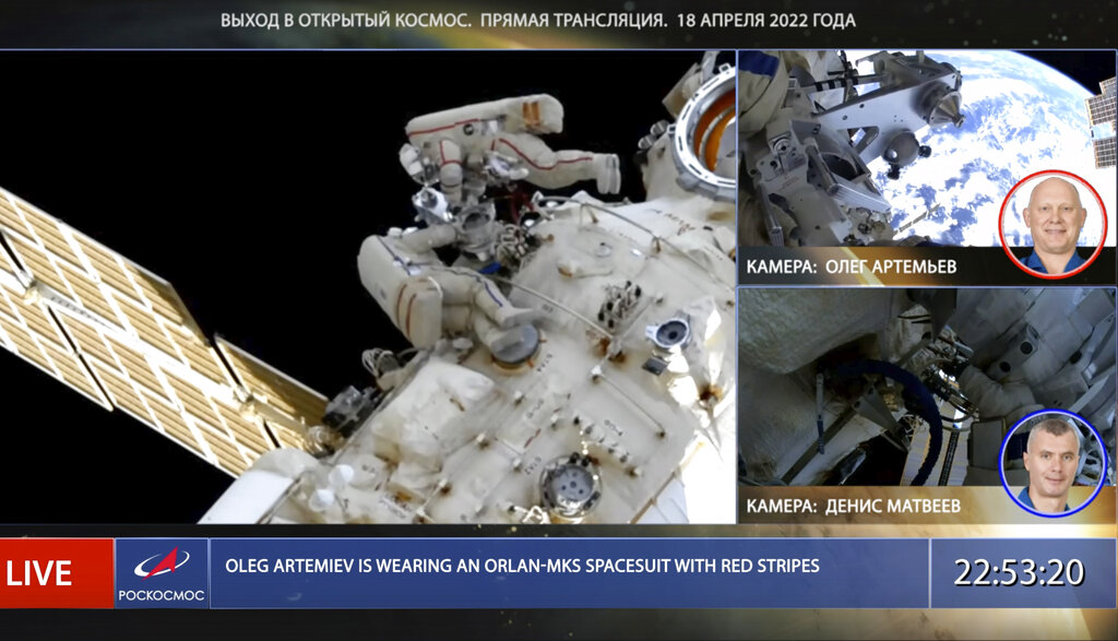 Πηγή: AP rosoi kosmonaftes peripatows issap