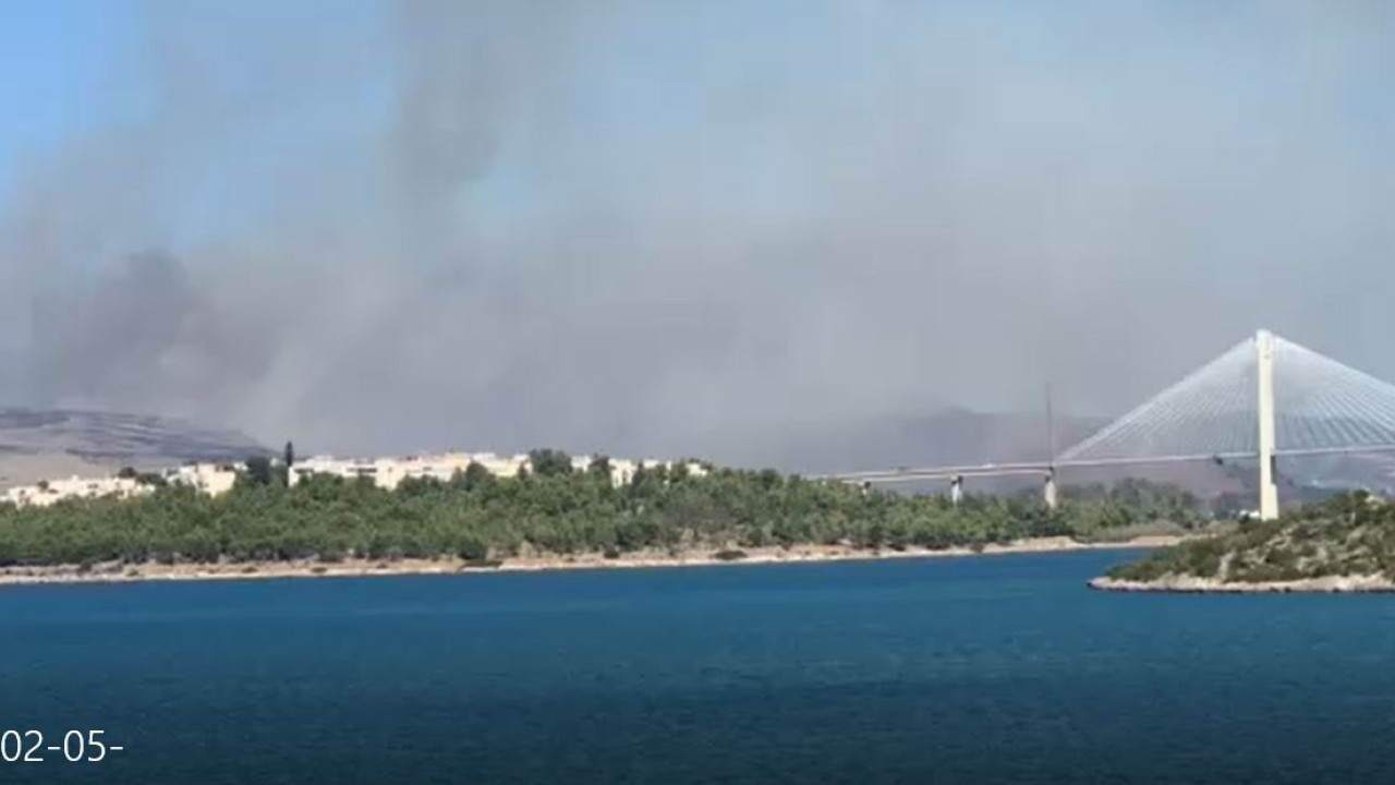 Εύβοια: Φωτιά στη Χαλκίδα πίσω από το Γενικό Νοσοκομείο