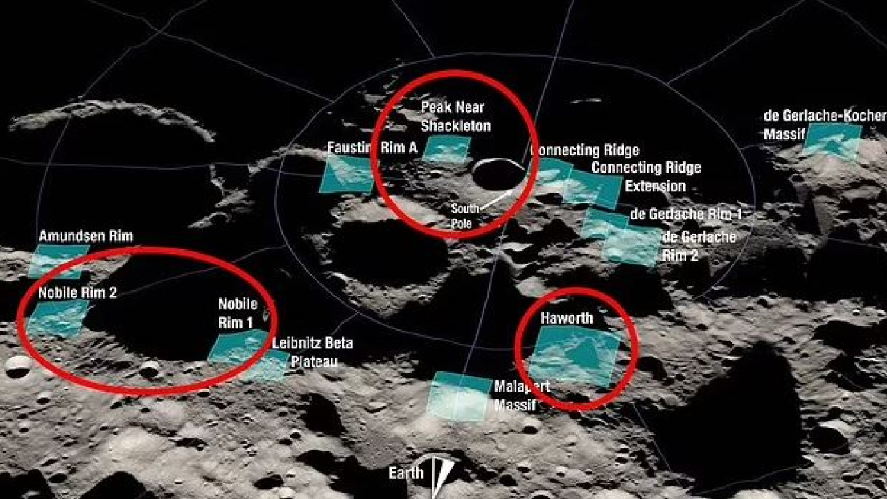 The battle of the... Moon has begun: NASA and China are fighting over the  landing spots - News Bulletin 247