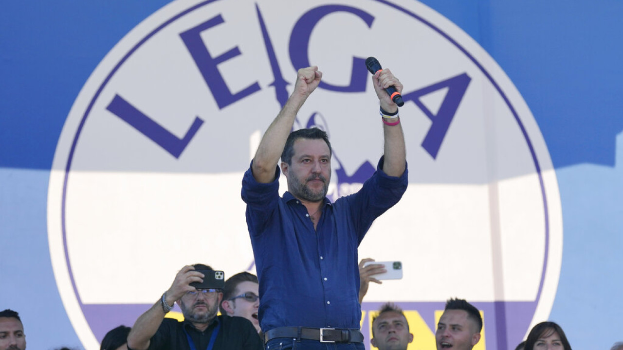 Elezioni in Italia: Matteo Salvini presenta sei impegni in Liga
