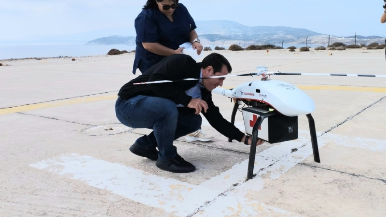 Με drone η μεταφορά φαρμάκων στις Μικρές Κυκλάδες