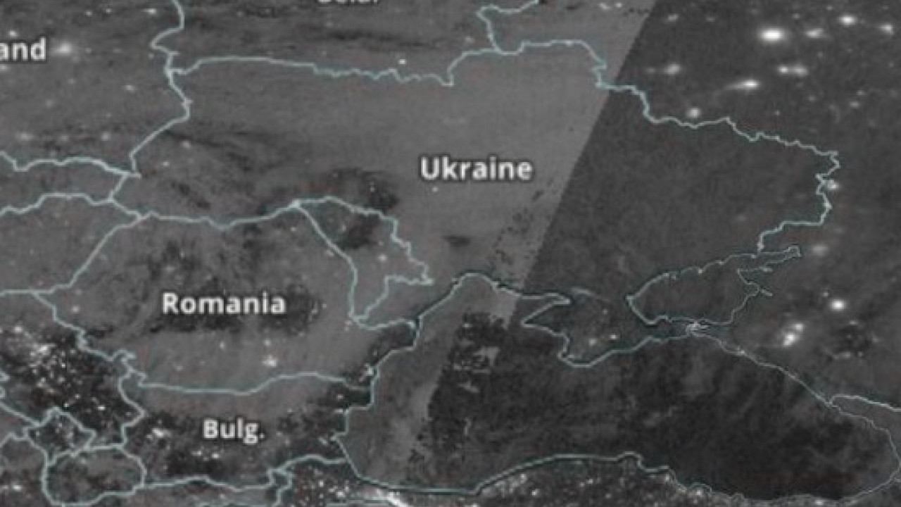 Ουκρανία: Βυθισμένη στο σκοτάδι μετά τα ρωσικά χτυπήματα στις ενεργειακές υποδομές – Δορυφορική εικόνα