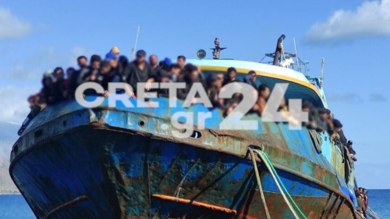 Paleochora: evacuato un peschereccio con a bordo 500 migranti