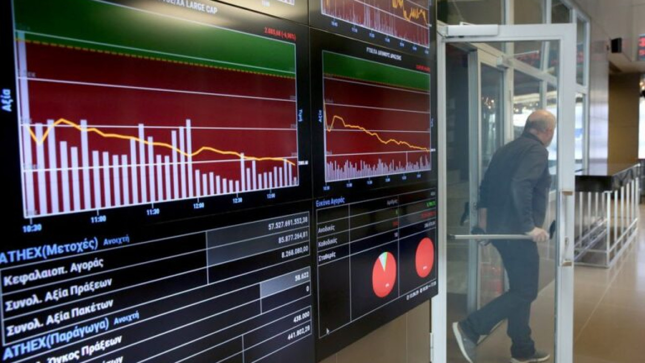 Χρηματιστήριο: Οριακή πτώση 0,02% και 109,81 εκατ. ευρώ ο τζίρος στο κλείσιμο