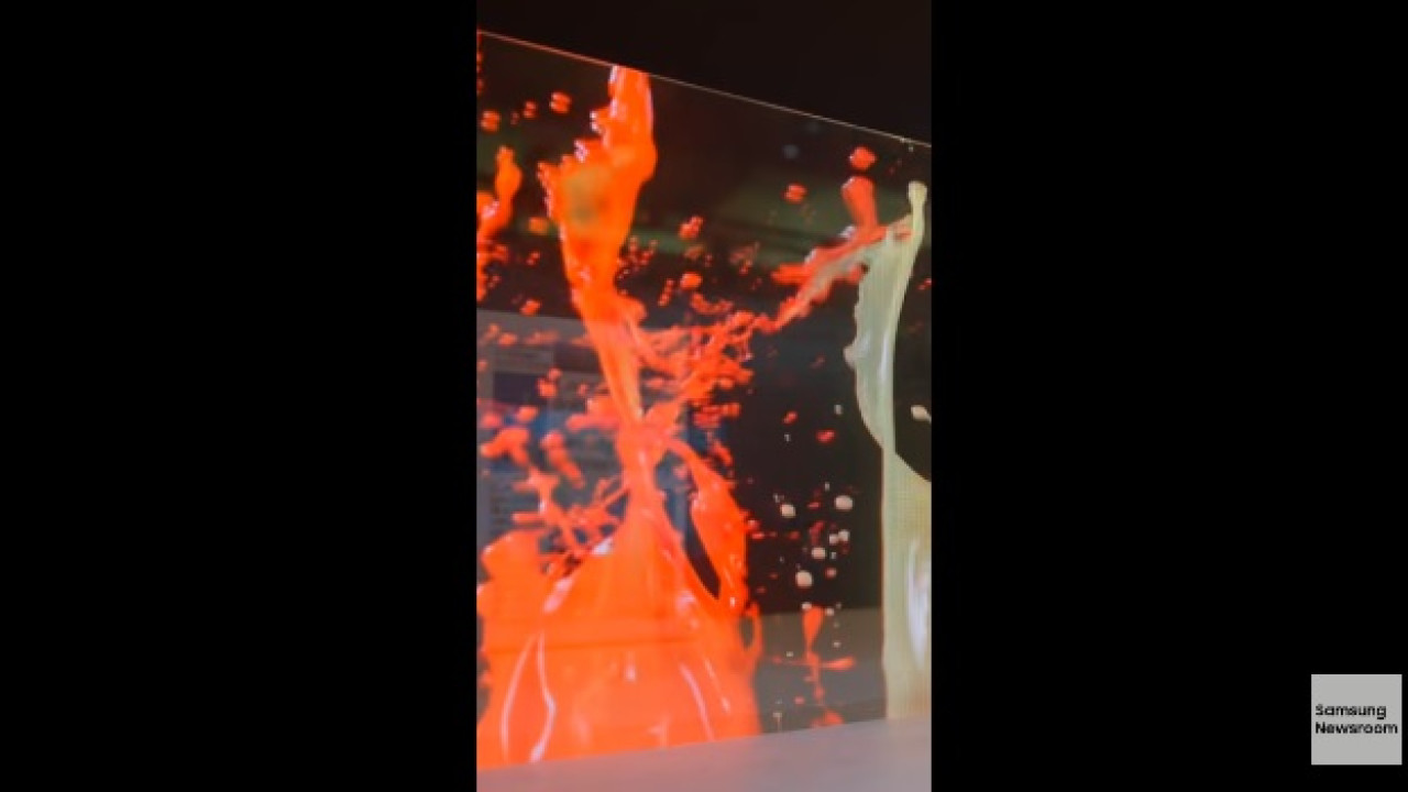 Επιστημονική φαντασία: Η Samsung παρουσίασε πλήρως διάφανη MicroLED οθόνη - Βίντεο