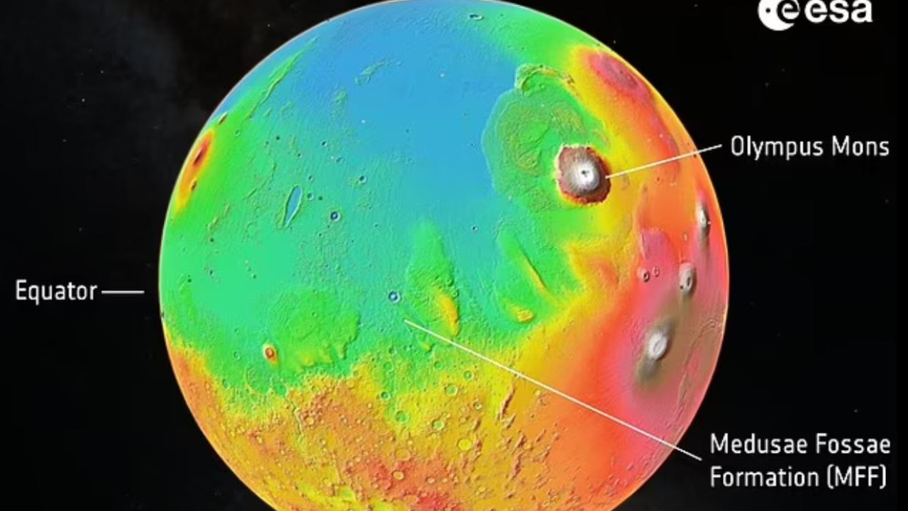 Βρέθηκε θαμμένος πάγος νερού στον ισημερινό του Άρη με πάχος πάνω από 2 μίλια