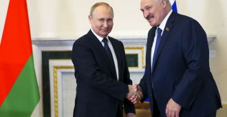 Ο Πούτιν με τον Λουκασένκο