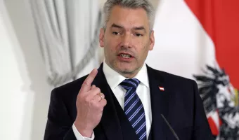 Austrian Chancellor Karl Nehammer 