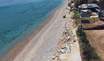 Σκάλα Κεφαλονιάς: Κατεστραμμένο το παραλιακό μέτωπο