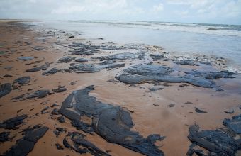 Ρύπανση από πετρελαιοκηλίδα στις ακτές της Καλιφόρνιας