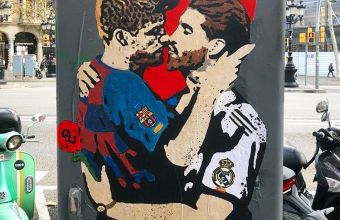 Πικέ - Ράμος: Το γκράφιτι φιλάθλου στην Βαρκελώνη που έγινε viral - Τι συμβολίζει